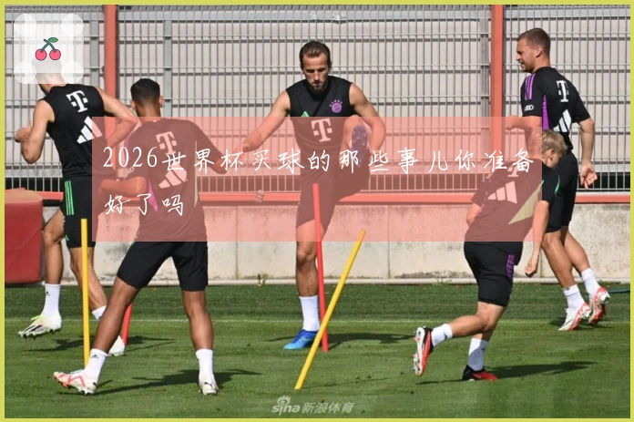2026世界杯买球的那些事儿你准备好了吗